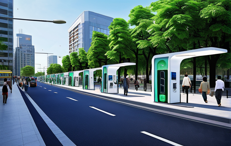 지방자치단체의 정책 결정 - **Prompt:** A heartwarming and aspirational scene showcasing the positive impact of good local gover...