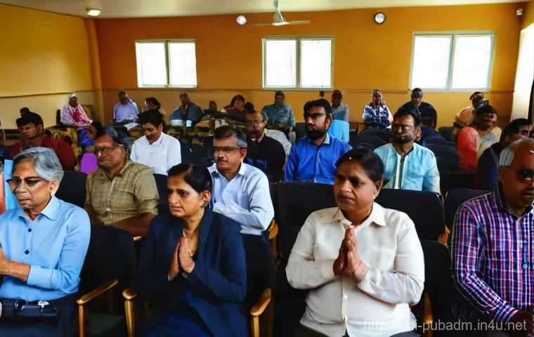 정책 분석 및 정책 평가 - ** A sophisticated, high-tech policy analysis center. In the foreground, several diverse, profession...