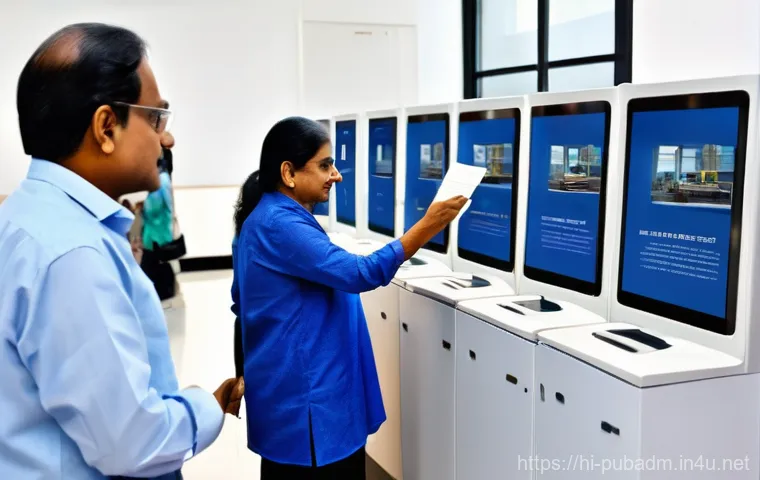 행정의 공정성 및 투명성 - **Prompt:** A diverse group of Indian citizens, including men, women, and elderly individuals, are e...