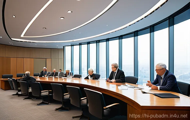 공공행정학의 역사 - **Prompt 2: Evolution of Governance: From Files to Digital Platforms**
"A dynamic split-scene im... 공공행정학의 역사 - **Prompt 2: Evolution of Governance: From Files to Digital Platforms**
"A dynamic split-scene im...