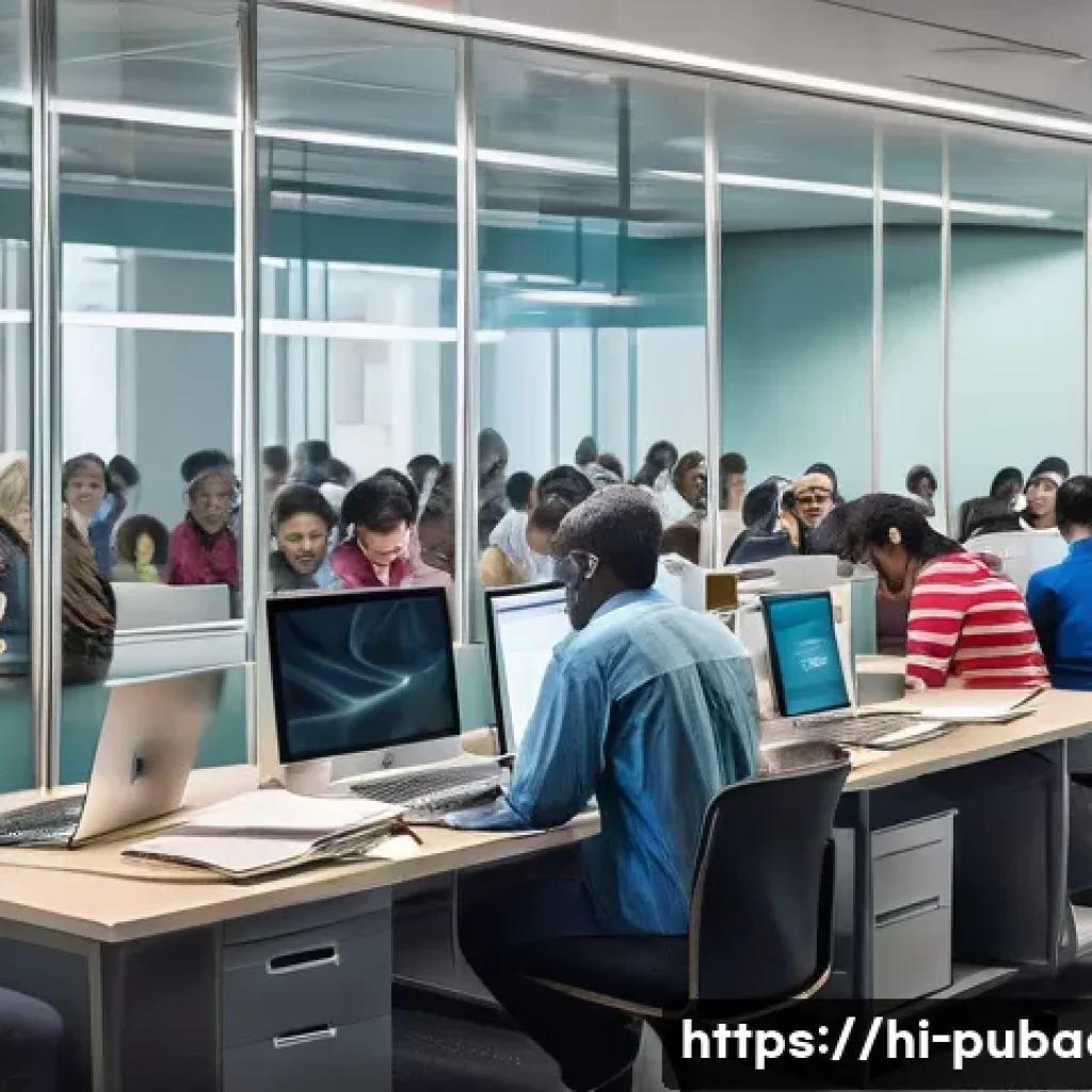 행정 혁신 이론 - **Prompt:** "A vibrant split image illustrating the transformation of government services. On the le...