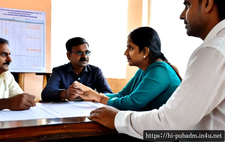 Home 17 공공행정의 정책 의사결정 - Photorealistic public policy decision meeting in a modern Indian municipal government office, divers...