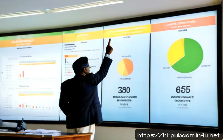 Home 17 공공부문 성과 관리 - Photorealistic Indian public sector management meeting, diverse government administrators in profess...